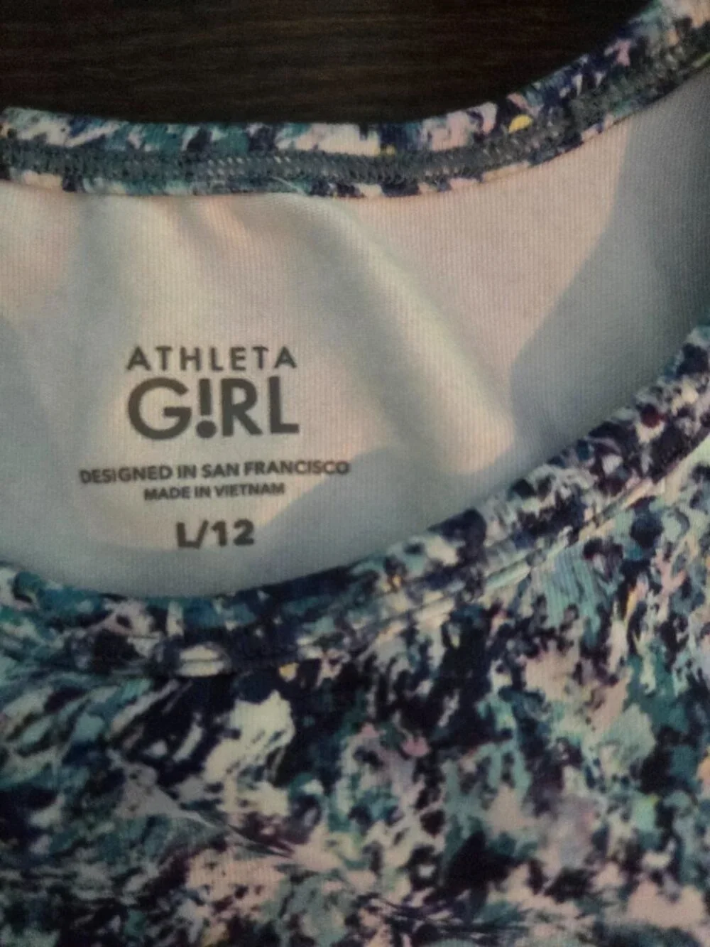 Girls Athleta Chit Chat Matching Blue Set